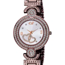 Gopal Shopcart Unisex Embellished Bracelet Style Straps Analogue Watch GR_101_maroon-image-57