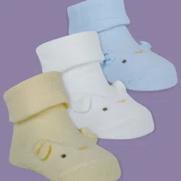Baby Moo Unisex Kids Cotton Booties-image-22