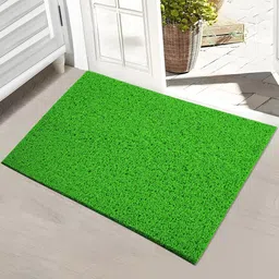 Kuber Industries Green Water Absorbing Door Mat-38