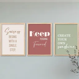 Motivational Wall Art With Frame Home Decor Wall Painting For Living Room Office Bedroom-image-80