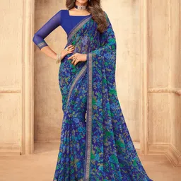HERE&NOW Floral Printed Saree-picture-41
