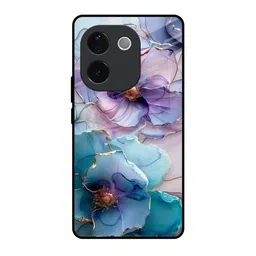 QRIOH Floral Printed IQOO Z9s Pro 5G Back Case Mobile Accessories-image-15