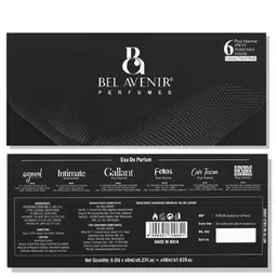 Bel Avenir Men 6Pcs Augment, Intimate, Fellas, Cuir Toscan, Gallant & Desire EDP 8ml Each image 5