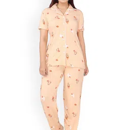WOOL 4U Women Printed Night suit-image-61