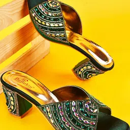 Dollphin Women Green Heels-20