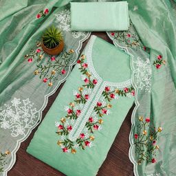 SHADOW & SAINING Embroidered Unstitched Dress Material-image-71