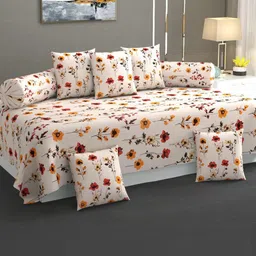 Hiyanshi Home Furnishing Cotton 8-Piece Diwan Set-picture-36
