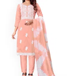 SHADOW & SAINING Embroidered Unstitched Dress Material-image-17
