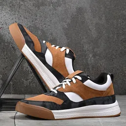 HERE&NOW Men Lace-Ups Round Toe Sneakers-picture-43