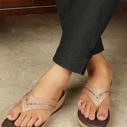Carlton London Western - Embellished Flatform Heels Sandals-picture-6