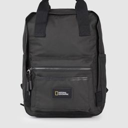 National Geographic Unisex Black Brand Logo Backpack-18