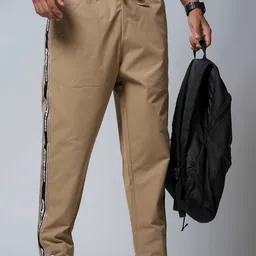 Fort Collins Cotton Relaxed-Fit Side Stripe-Detail Trousers-image-87