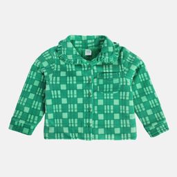 MINI KLUB Girls Checked without Tailored Jacket with Embroidered-image-13