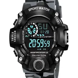 Hala Men Solid Round Tang Regular Digital Watch-G90-24