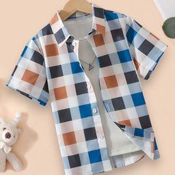 DUTT CREATION Boys Classic Floral Printed Formal Shirt-image-84