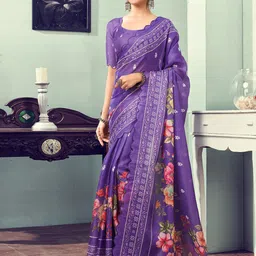 all about you Floral Printed Ready to Wear Saree-image-6