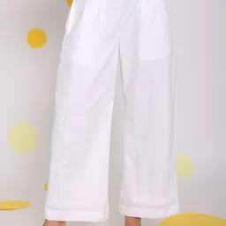 KAORI BY SHREYA AGARWAL Women Relaxed Straight Leg High-Rise Trousers-image-18