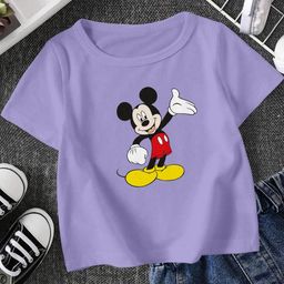 KIDS MICKY MOUSE COLOUR PRINT T SHIRT-image-74