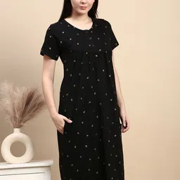 Kryptic Printed Maxi Nightdress-image-83