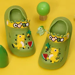 Yellow Bee Boys Printed Clogs Flip Flops-9