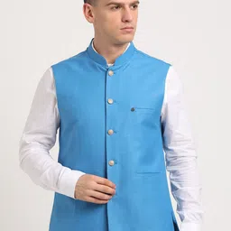 Turtle Woven Formal Nehru Jacket-85