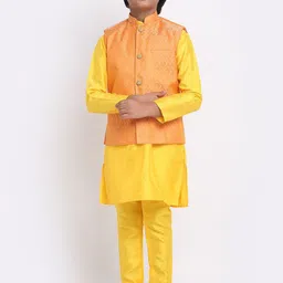 KRAFT INDIA Kurta & Churidar With Nehru Jacket-picture-10