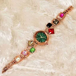 DressBerry Women Patterned Dial & Stainless Steel Straps Analogue Watch DB 905 RG Elevate your style with-34