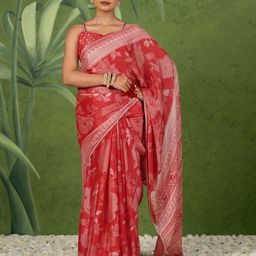 KALINI Floral Printed Saree-image-51