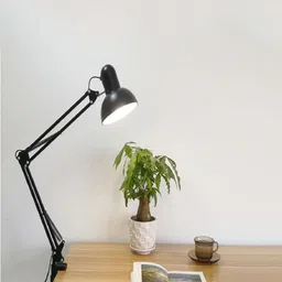 Mufasa Black & White Solid Flexible Spring With On/Off Switch Table Lamp-10