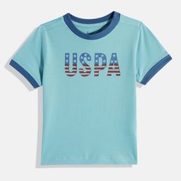 U.S. Polo Assn. Kids Boys Brand Logo Printed Pure Cotton T-shirt-picture-9