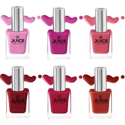 JUICE Set Of 6 Quick Dry & Waterproof One Coat Nail Paint - 11ml Each-image-43