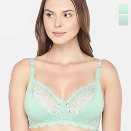 Inner Sense Pack of 2 Full Coverage Anti Odour Everyday Bra With Anti Microbial-50