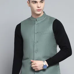 Monte Carlo Men Woollen Lightweight Outdoor Tailored Jacket with Patchwork-45