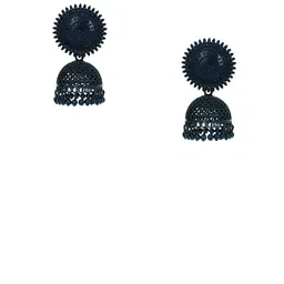 Varico Artificial Beads Beaded Dome Shaped Jhumkas-31
