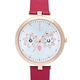 Chumbak Women Printed Dial & Leather Straps Analogue Watch 8907605138836-12