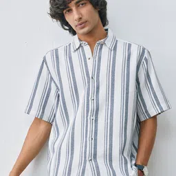 UNSTD Men Multi Stripes Striped Casual Shirt-image-32