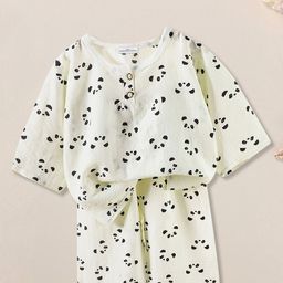 FOREVER FRIDAY Boys Printed Round Neck Pure Cotton Shirt & Trouser-picture-34