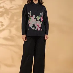 Zolo Label Embroidered Collar Neck Shirt With Trousers-picture-19