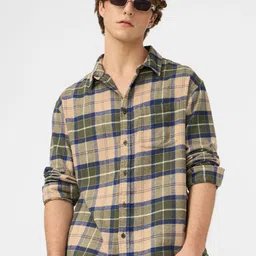 The Souled Store Men Opaque Checked Casual Shirt-picture-31