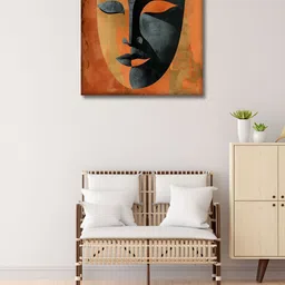 OLIVE TREE Red & Black 1 Piece Canvas Religious Wall Paintings-image-21