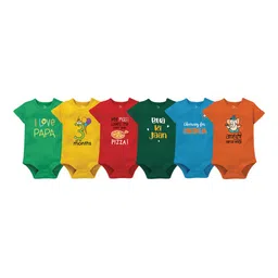 Zeezeezoo Infants Printed Cotton Bodysuits-image-122