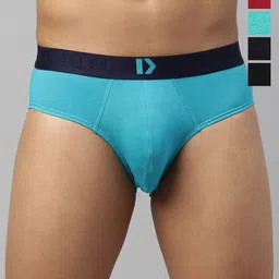 DIXCY SCOTT MAX Pack Of 5 Mid-Rise Stretchable Basic Briefs MAXB04 HUSTLE-BRF-1/5-image-20