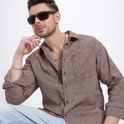 glitchez Everyday Basics Flannel Relaxed Shirt-image-52