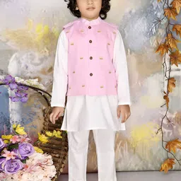 MUDKID Boys Regular Pure Cotton Kurta with Pyjamas-14