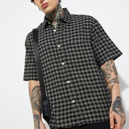 max Men Checked Spread Collar Cotton Casual Shirt-image-54
