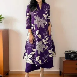 JALTHER Women Floral Printed Kurta with Palazzo-13