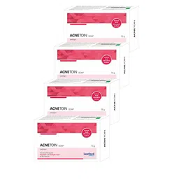 Leeford Set Of 4 Instant Anti Microbial Action Acnetoin Soap - 75 g Each-11