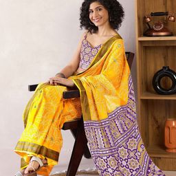 Moda Rapido Bandhani Saree-image-34