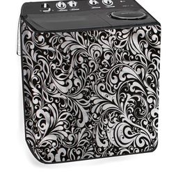 The Furnishing Tree PVC Waterproof Semi Automatic Washing Machine Cover Compatible for Super Genera-image-89