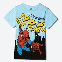 YK Marvel Boys Spider-Man Graphic Printed Round Neck Regular Fit T-shirt-image-51